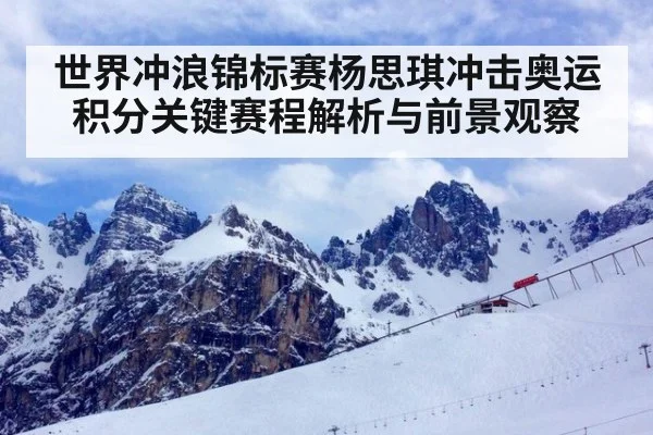 世界冲浪锦标赛杨思琪冲击奥运积分关键赛程解析与前景观察